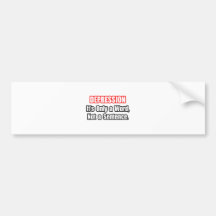 Depression...Not a Sentence Bumper Sticker