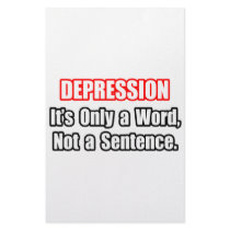 Depression...Not a Sentence stationery