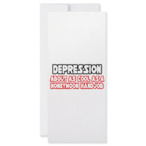 Depression...Not Cool rack cards by Depression_Shirts Depression...Not Cool rack cards