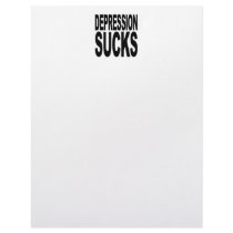 Depression Sucks letterhead