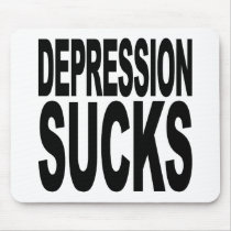 Depression Sucks mousepads