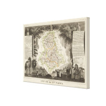 Dept. De La Hte Vienne Canvas Prints