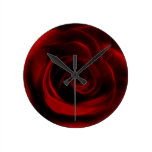 Depth of love red rose clocks