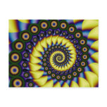 Depth Perception Fractal Art postcards