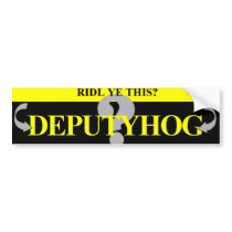 Deputy Hog Bumper Sticker