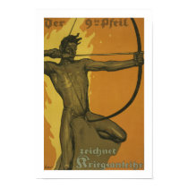 Der 9te Pfeil - German World War I Poster posters
