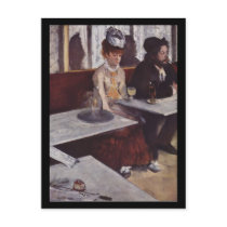 Der Absinth. Degas, Edgar Germain Hilaire Post Cards