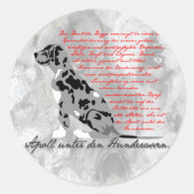 Der Apoll Round Sticker