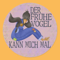 Der Frühe Vogel sticker