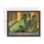 Der Traum (Te Rerioa) By Gauguin Paul Invitation