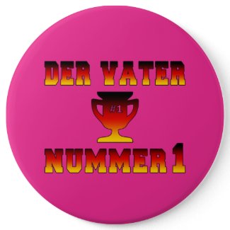 Der Vater Nummer 1 #1 Dad in German Father's Day button