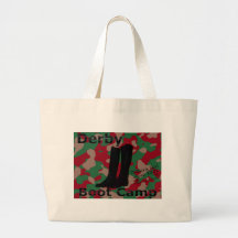 Derby boot camp! canvas bags