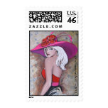 Derby Chick  ~ 2012 design by Artist GG Burns Postage