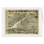Derby, CT Panoramic Map - 1899 Card