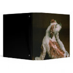 Derby figure of a King Charles spaniel Vinyl Binder