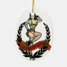 Derby Girl Ornament