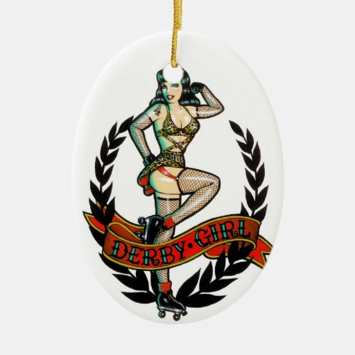 derby girl ornament zazzle derby girl ornament zazzle