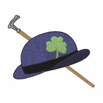 Derby Hat with cane embroidered shirts by ZazzleEmbroidery Derby Hat with cane embroidered shirts