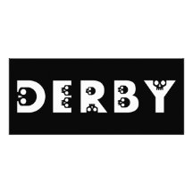 derby skullphabet personalized invitations