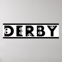 derby : skullphabet posters