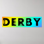 derby : skullphabet poster