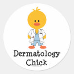 Dermatology Chick Stickers