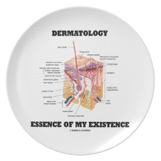 Dermatology Essence Of My Existence Party Plate