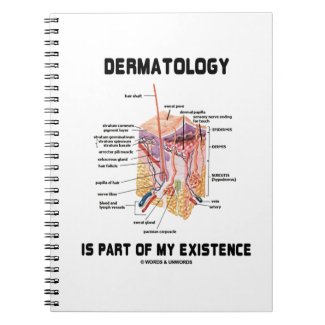 Dermatology Is Part Of My Existence Notebooks