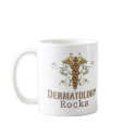 Dermatology Rocks Caduceus Mug by MedicalTeesGifts Dermatology Rocks Caduceus Mug