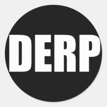 DERP Sticker