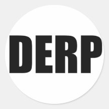 DERP Sticker