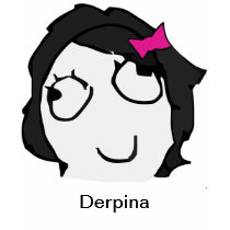 Derpina (Black) Meme Shirt