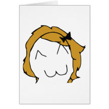 Derpina (Kitteh Smile) - Greeting Card