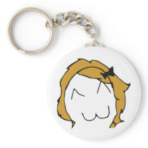 Derpina (Kitteh Smile) - Keychain
