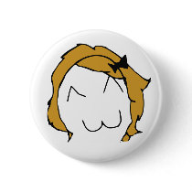 Derpina (Kitteh Smile) - Pinback Button