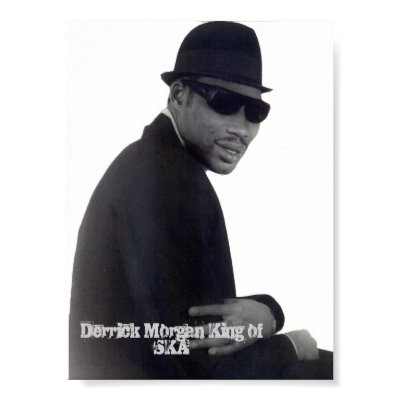Derrick Morgan pork pie poster by hoprecords