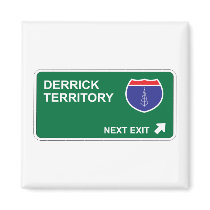 Derrick Next Exit magnets