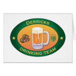 Derricks Drinking Team Cards