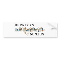 Derricks Genius bumper stickers by itsallhot Derricks Genius bumper stickers