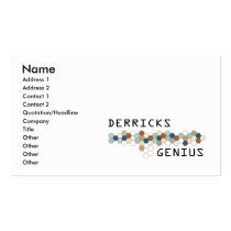 Derricks Genius Business Card Template