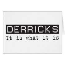 Derricks It Is cards