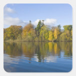 Derwentwater, Lake District, Cumbria, England 2 Square Stickers