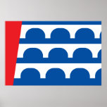 Des Moines city flag Posters