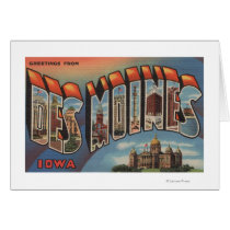 Des Moines, Iowa (Capital Building) Card
