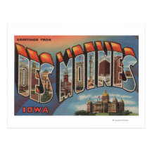 Des Moines, Iowa (Capital Building) Postcards