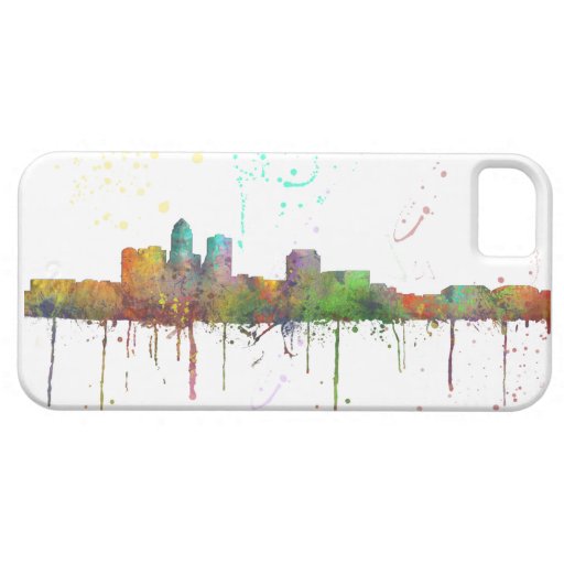 DES MOINES IOWA SKYLINE iPhone 5 COVERS