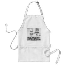 Descartes' Bathroom Funny Tees Mugs Cards & Gifts aprons
