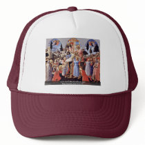 Descent From The Cross By Angelico Fra Trucker Hats