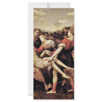 Descent From The Cross By Raffael (Best Quality) Custom Rack Card