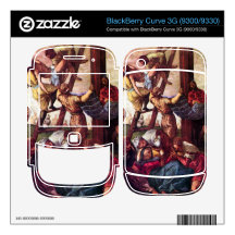 Descent from the Cross by Tintoretto BlackBerry Skin
